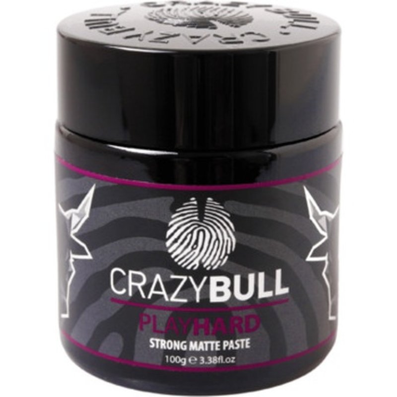 Crazybull Play Hard Strong Matte Paste Strong Hold Hair Styling Paste