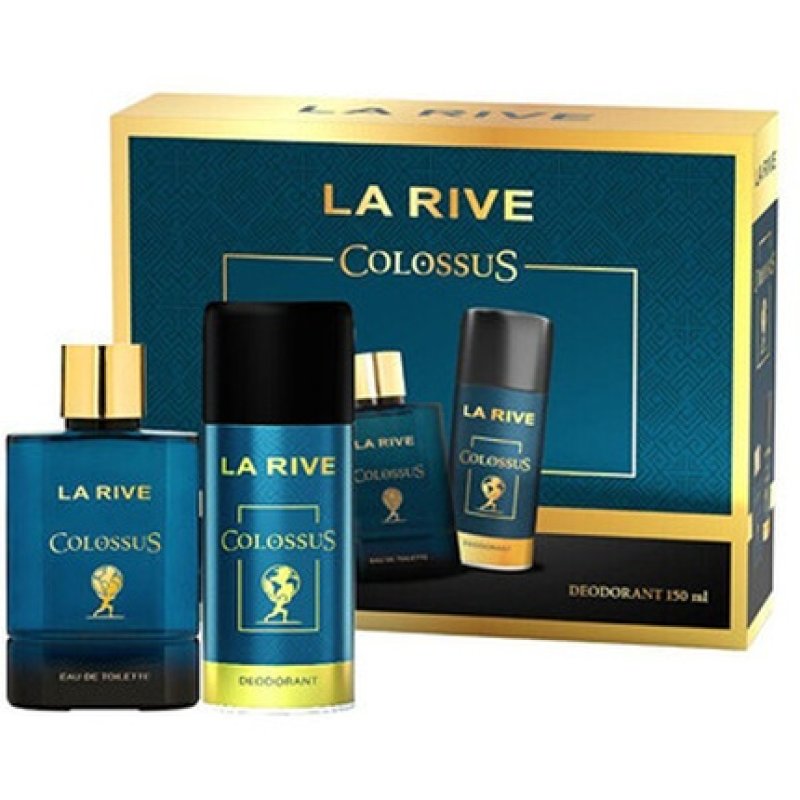 La Rive Colossus Gift Set Edt 90 Ml And Deodorant Spray 150 Ml