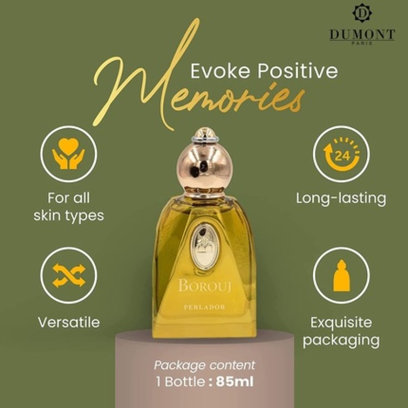 Dumont Borouj Perlador Unisex Perfume 85ml