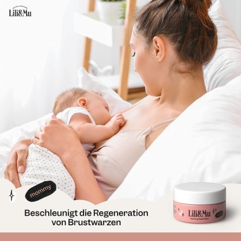 Lili&Mu Nipple Ointment 100% Natural Lanolin Free 25 Ml | Wound Ointment Fast