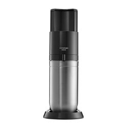 SodaStream E-DUO Métal, Plastique Noir, Acier inoxydable