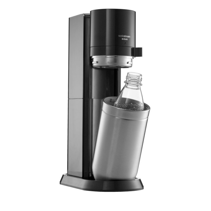 SodaStream E-DUO Metal, Plastic Black, Stainless steel