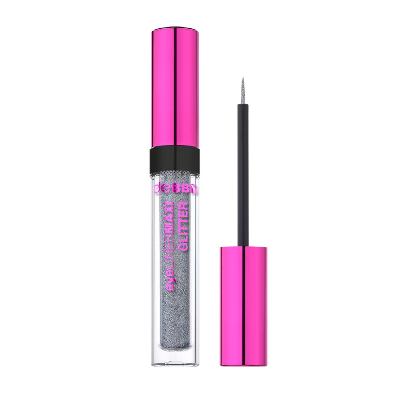 deBBY MAXI GLITTER eyeliner liquid 02 Antracite