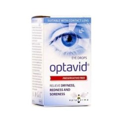 Uplab Uplab Pharmaceuticals Optavid Ophthalmic Lubricating Drops With Hyaluronic Acid 10ml