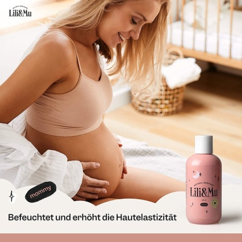 Lili&Mu Pregnancy Oil for Stretch Marks & Pregnancy Stripes 200ml