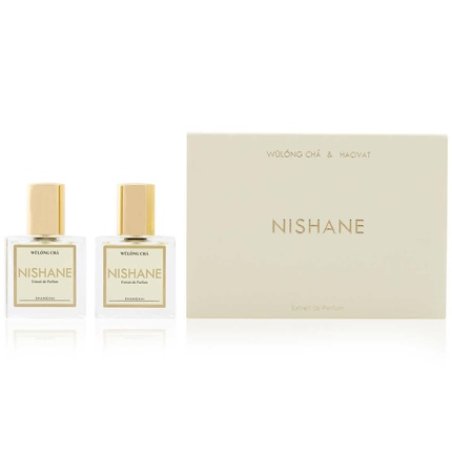 Nishane Twin Pack Hacivat and Wulong Cha Extrait De Parfum 15ml - Pack of 2