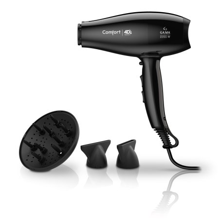 GA.MA Comfort 4D sèche-cheveux 2200 W Noir