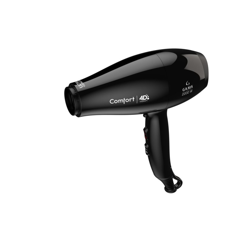GA.MA Comfort 4D hair dryer 2200 W Black