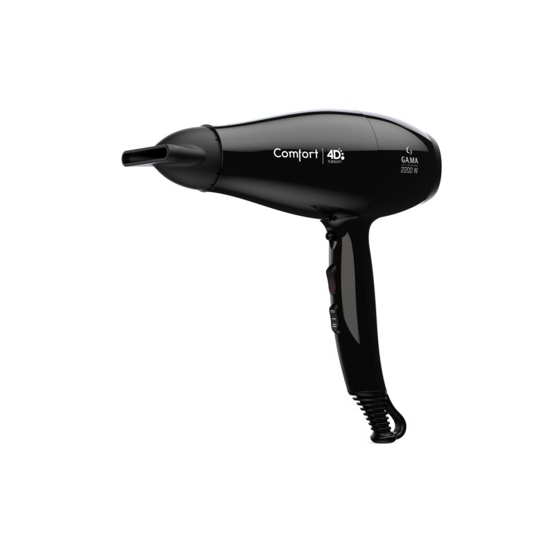 GA.MA Comfort 4D hair dryer 2200 W Black