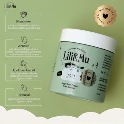 Lili&Mu Baby Zinc Cream with Panthenol and Shea Butter 75ml