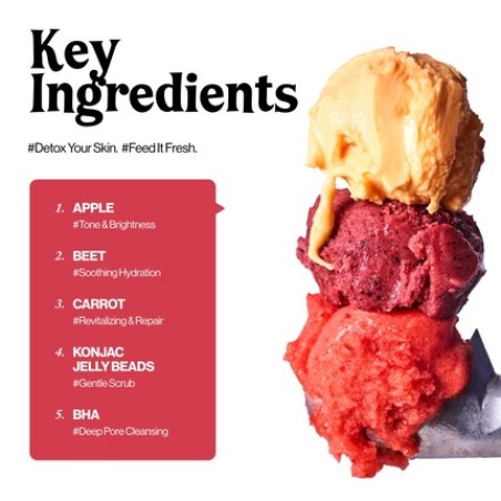 Unleashia ABC Sorbet Cleanser All-in-One 3-in-1 Moisturizing Facial Wash