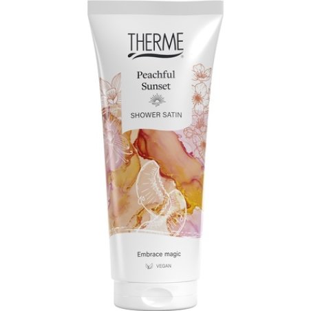 Therme Shower Gel Satin Peachful Sunset A Soothing Shower Gel For A Refreshing Experience