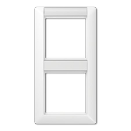 Jung AS 582 NA WW Abdeckrahmen mit Schriftfeld 2f