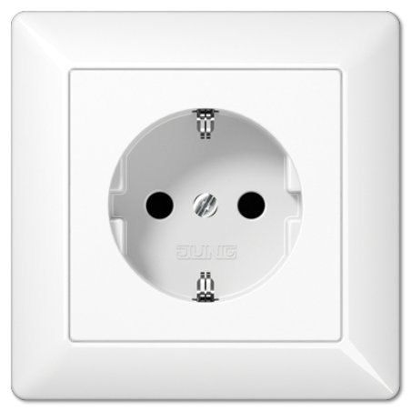 JUNG AS 1520 KI WW outlet box Type F White