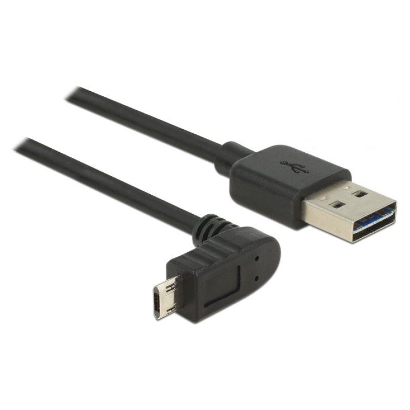 Delock 83857 USB Kabel 3 m USB A Micro-USB B Schwarz