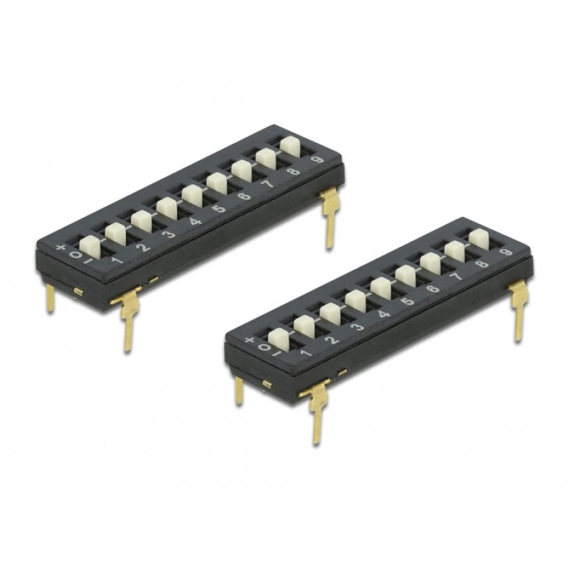 Delock 66309 - DIP switch - 2 Stück(e) - Röhre