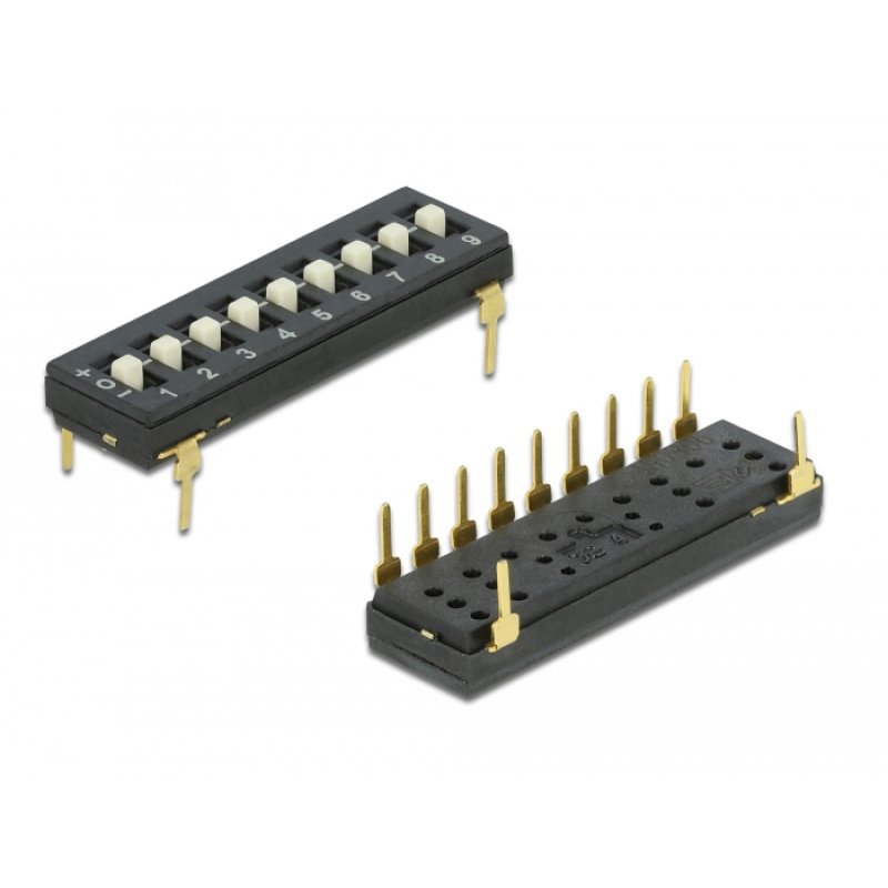 Delock 66309 - DIP switch - 2 Stück(e) - Röhre