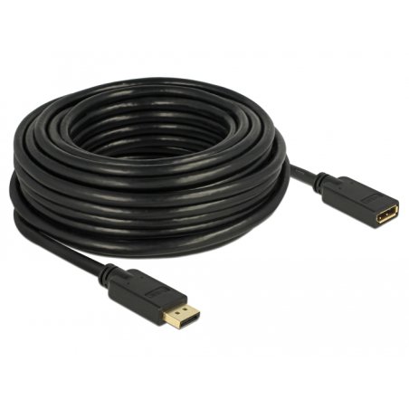 DisplayPort (ST-ST) 15m 4K 60Hz DeLock Black