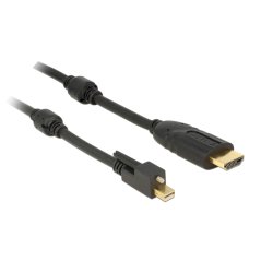 DeLOCK 83731 câble vidéo et adaptateur 3 m Mini DisplayPort HDMI Noir