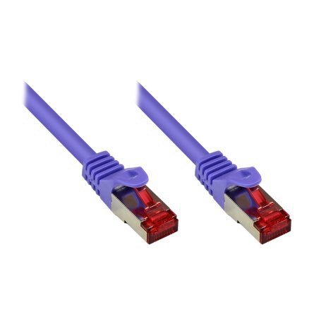 Alcasa 5m Cat6 networking cable Violet S/FTP (S-STP)