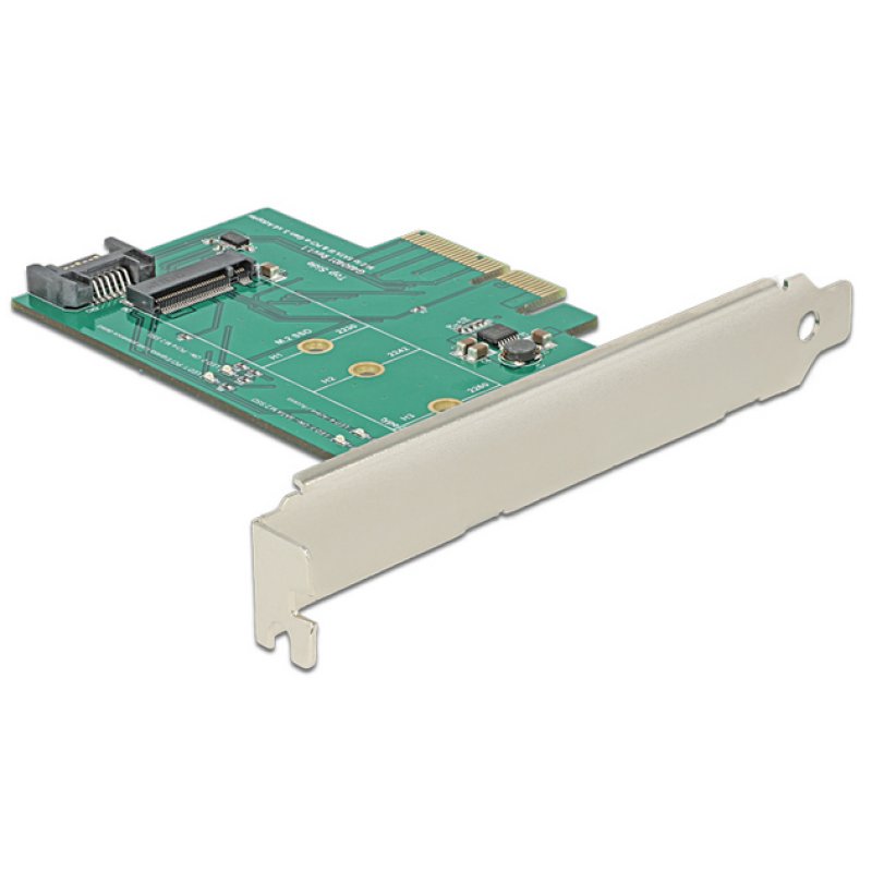 DeLOCK M.2/SATA auf PCIe 3.0 x4 - Schni
