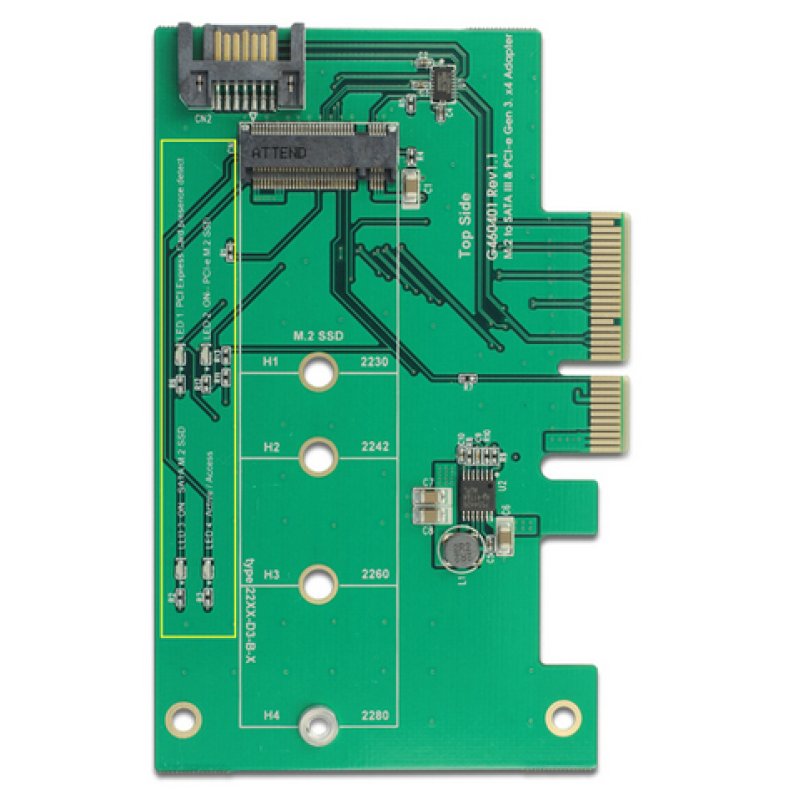 DeLOCK 89381 carte et adaptateur d'interfaces Interne M.2, SATA