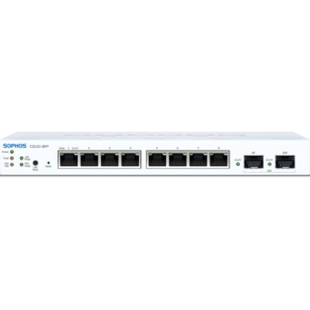 SOPHOS CS101-8FP Sophos Switch - 8 port with Full PoE - EU power cord