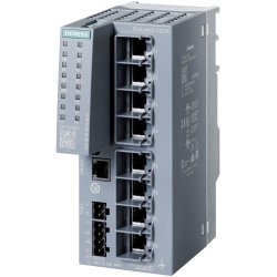Siemens SIEM 6GK5208-0BA00-2AC2 SCALANCE XC208 manageable Layer 2 IE Switch 8x - Switch - WLAN