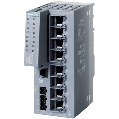 Siemens SIEM 6GK5208-0BA00-2AC2 SCALANCE XC208 manageable Layer 2 IE Switch 8x - Switch - WLAN