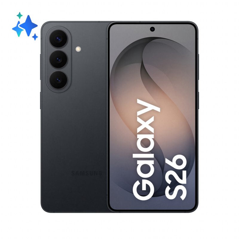 Samsung Galaxy S26 16 cm (6.3") Double SIM Android 16.0 5G USB Type-C 12 Go 256 Go 4300 mAh Noir