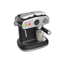 Espresso Kaffeemaschine (schwarz/silber)