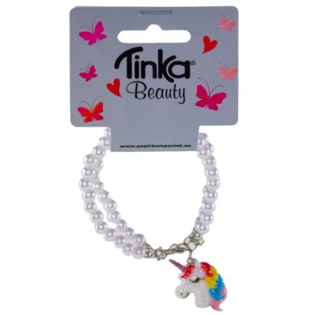 Tinka Beauty – Bracelet Pearls with Unicorn Pendant (8-433019)