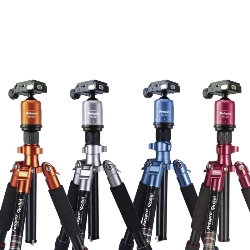 Rollei Compact Traveler No. 1 tripod Digital/film cameras 3 leg(s) Black, Orange
