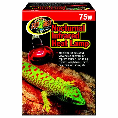 Zoo Med - Infrared Heat Lamp - Red - 75W E27