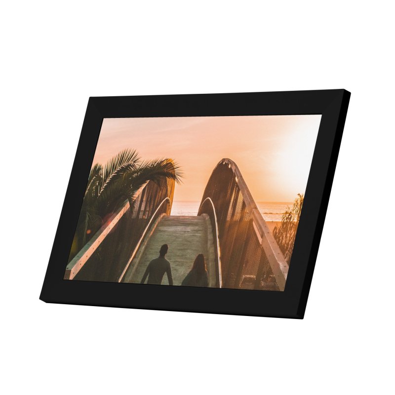 PIXIE - Smart Digital Photo Frame - Black - 10,1 LCD touchskærm