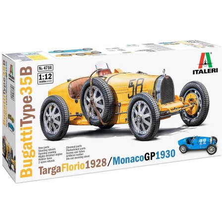 Italeri - Bugatti 35B, Targa Florio '28 / Monaco GP '30 (489793)