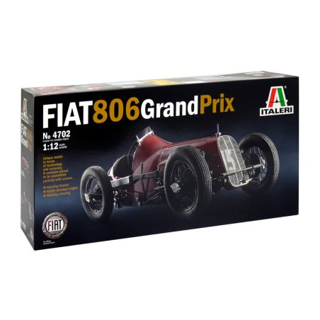 Italeri Fiat 806 Grand Prix Modèle de voiture de sport Kit de montage 1:12