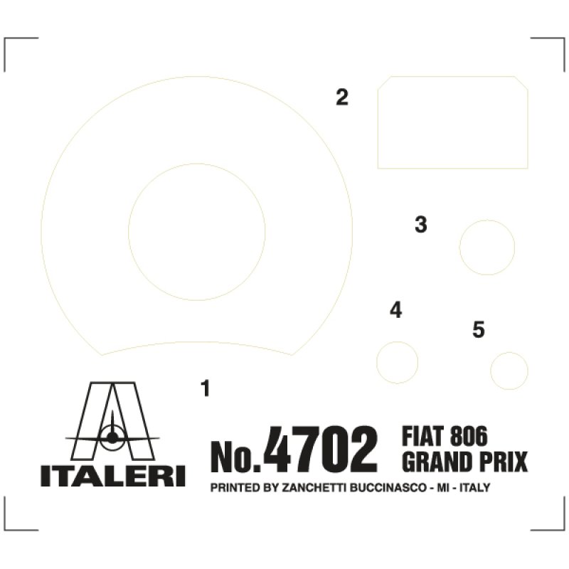 Italeri - FIAT 806 GRAND PRIX (489211)