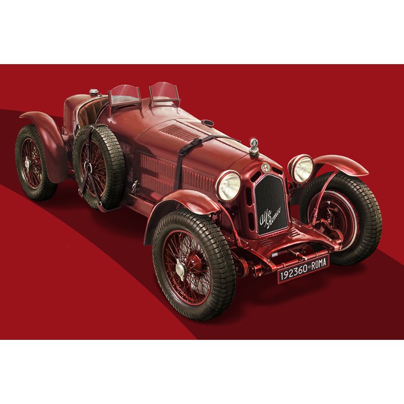 Italeri Alfa Romeo 8C 2300 Roadster Modèle de roadster Kit de montage 1:12