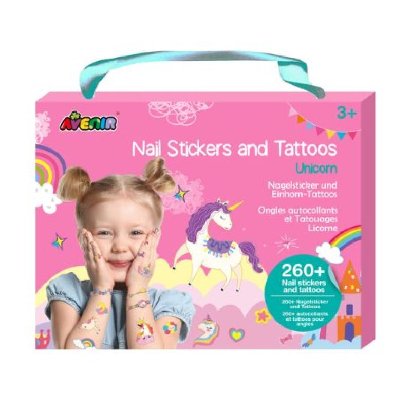 Avenir - Nail Stickers and Tattoos - Unicorns (58NA218205)