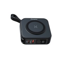 Energizer QM10001AC banque d'alimentation électrique Lithium Polymère (LiPo) 10000 mAh Recharge sans fil Noir