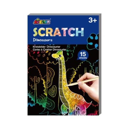 Avenir - Mini Scratch Book - Dinosaurs (58CH191601)