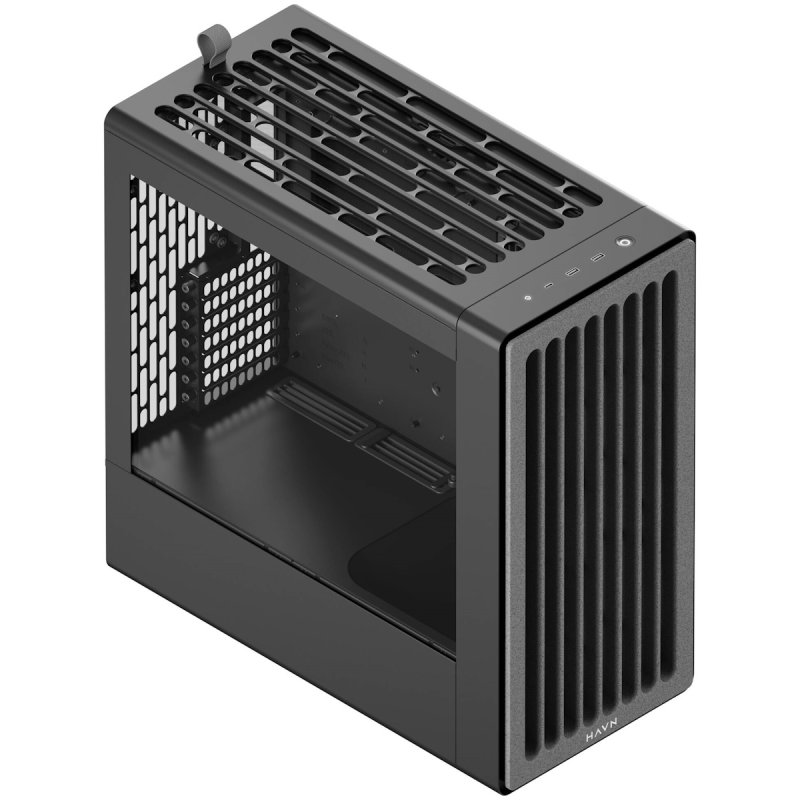HAVN BF 360 PC-Gehäuse, Midi-Tower, E-ATX, Tempered Glass - schwarz