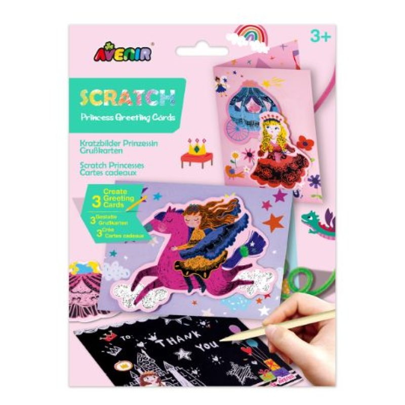 (Bundle)Avenir - Scratch Greeting Card - Princesses (58CH221857)