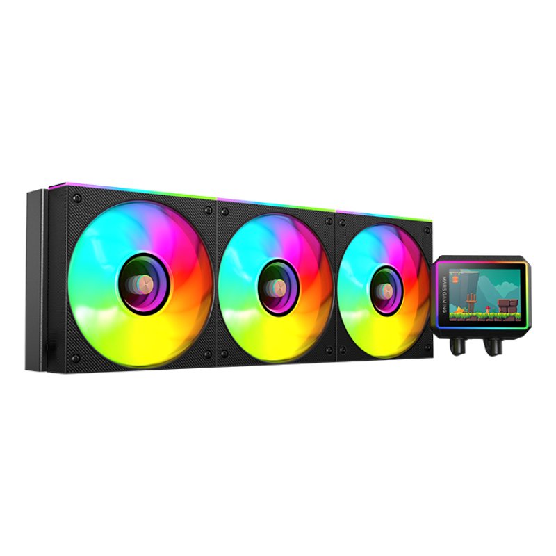 Mars Gaming ML-VISIONII360 Processeur Refroidisseur de liquide tout-en-un 12 cm Noir 1 pièce(s)