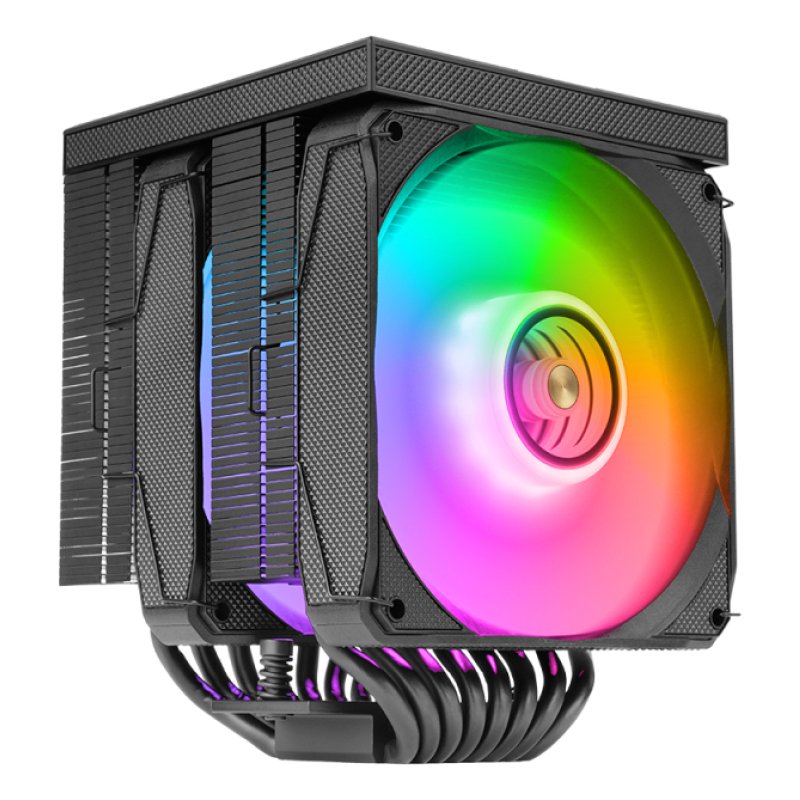 Ventilateur pour processeur Mars Gaming MCPU-LCDPro RGB (Noir)