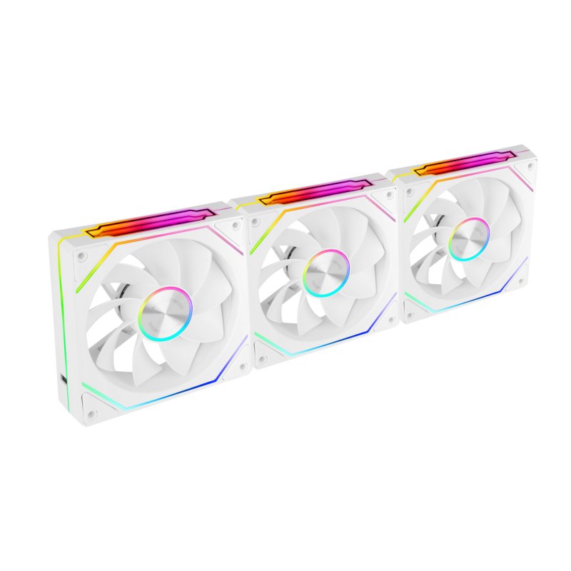 Mars Gaming MF-LINKFINITYKIT2RW Computer case Fan 12 cm White 3 pc(s)
