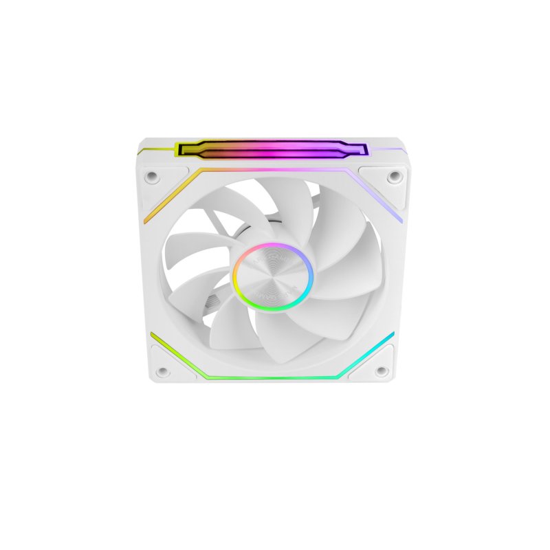 Lot de 3 Ventilateurs boitier Mars Gaming MF-LinkFinity 2 Reverse RGB - 12cm (Blanc)