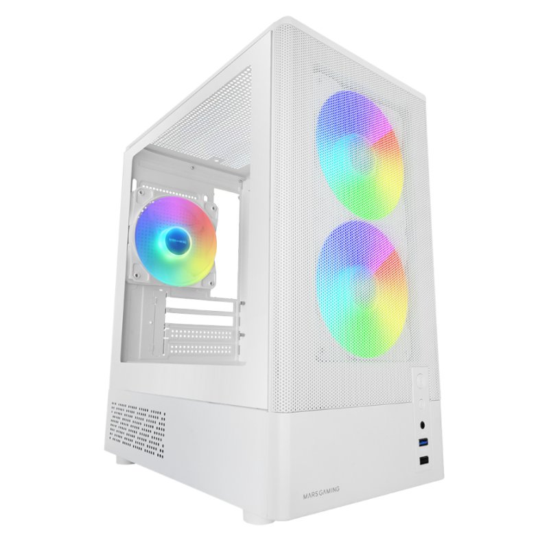 Mars Gaming MC-ONYXW Mini Tower White