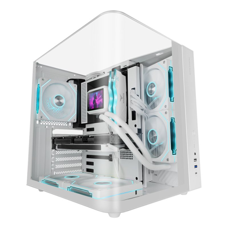 Mars Gaming MC-INFINIOLITEW Midi Tower White